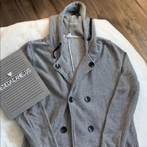 Roxy soft hooded pea coat